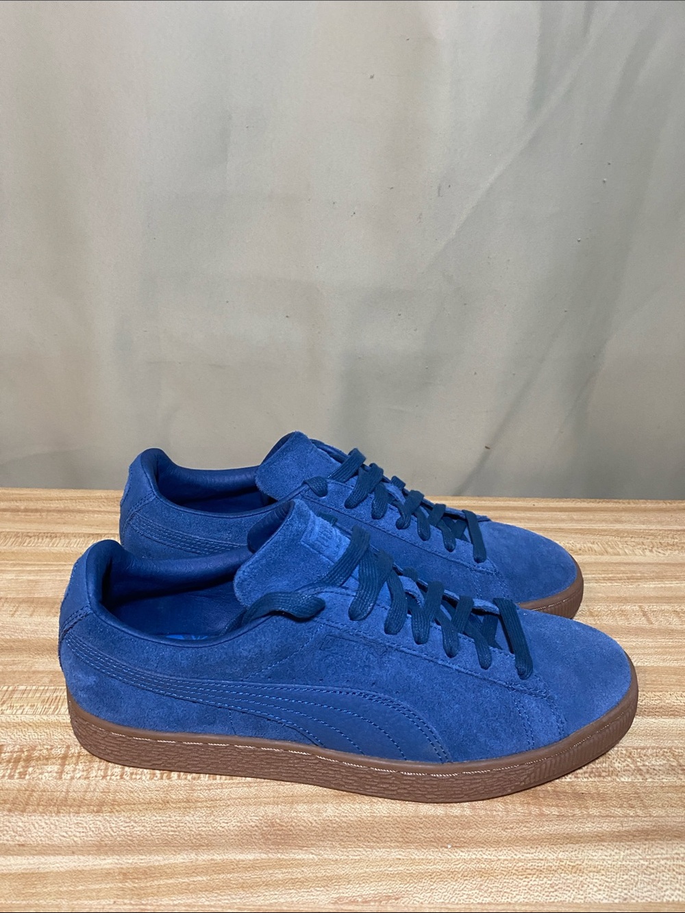 Puma  Suede Classic Natural Warmth ‘Sailor Blue’ Gum Men’s 8.5